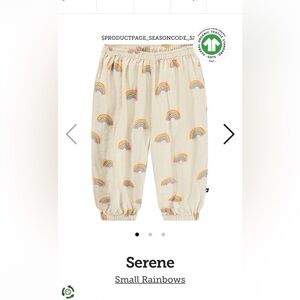 Molo Cream Rainbow Kids Bottoms